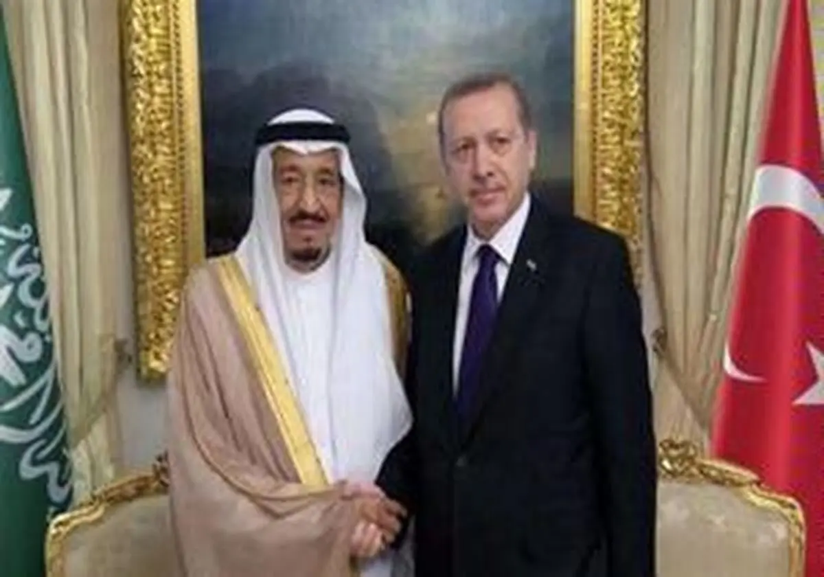 اردوغان در ریاض با پادشاه عربستان دیدار کرد/ نسیم آنلاین