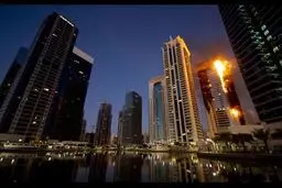 داعش مسئولیت آتش سوزی دبی را به عهده گرفت/ خبرگزاری صدا و سیما