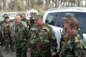 حضور نیروهای سرایا عاشوراء در جنوب بغداد برای حفاظت از پایتخت