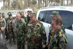 حضور نیروهای سرایا عاشوراء در جنوب بغداد برای حفاظت از پایتخت