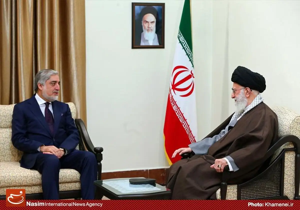 دیدار رئیس اجرایی دولت افغانستان با رهبر معظم انقلاب