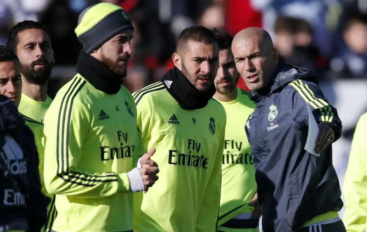 گزارش تصویری:: اولین تمرین رئال مادرید زیر نظر زیدان