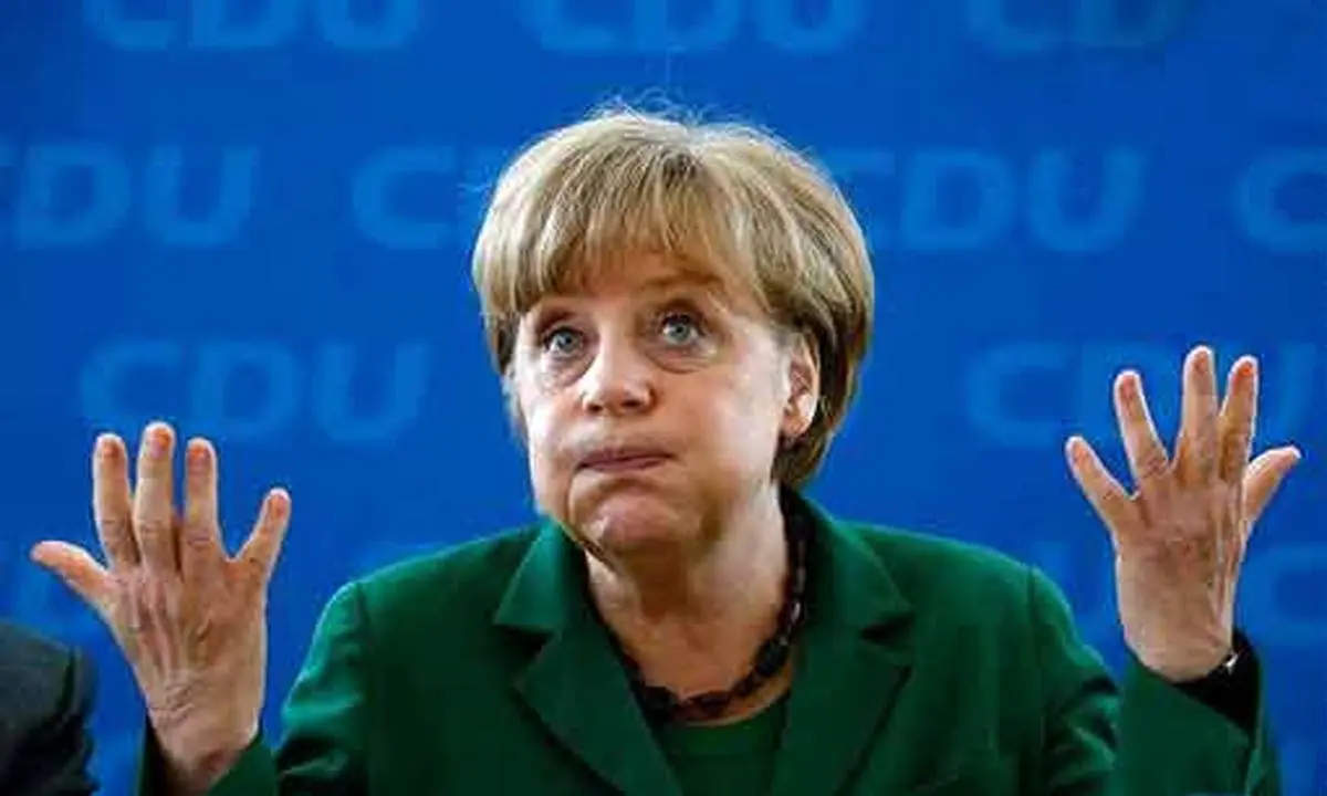 ‫رویترز: در پی کشف بسته‌ای مشکوک در دفتر مرکل این محل تعطیل شد‬‎