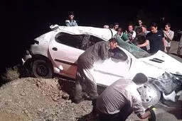 تصادف ۲۰۶ با گاردریل در بزرگراه یادگار امام؛ یک نفر کشته شد+عکس