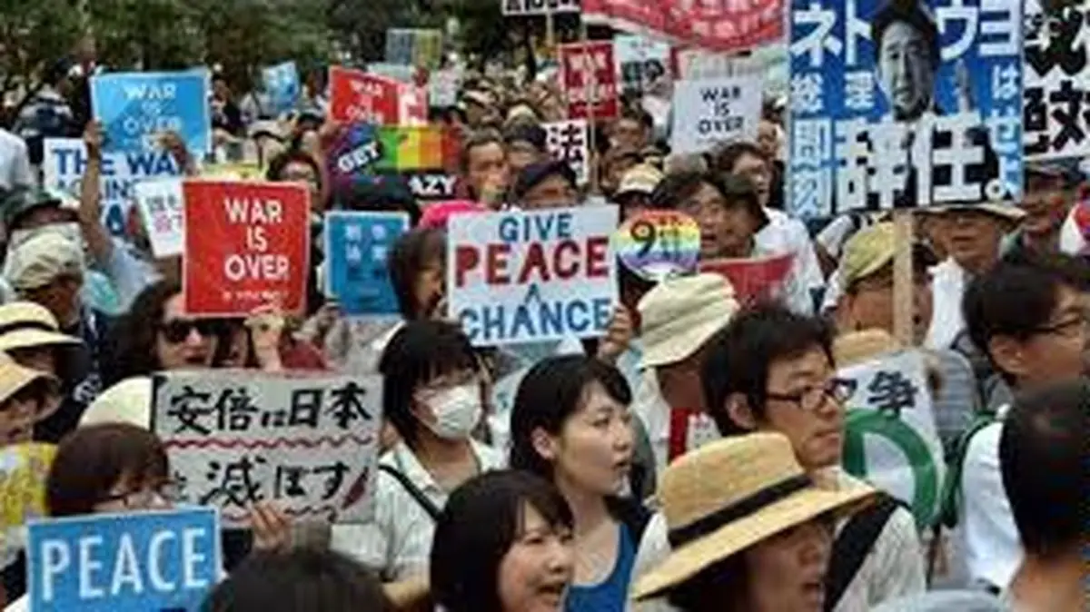 برگزاری تظاهرات در ناگازاکی در اعتراض به آزمایش بمب هیدروژنی کره‌شمالی