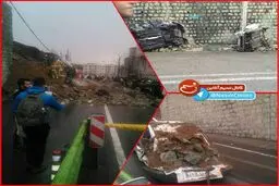 توضیح مدیر بیمارستان مسیح دانشوری درباره ریزش دیواری در منطقه دارآباد