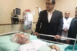 وزیر بهداشت از شاعر انقلاب عیادت کرد