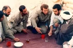 ویدئوی منتشر نشده از رحیم‌پور ازغدی و قالیباف در دوران دفاع مقدس