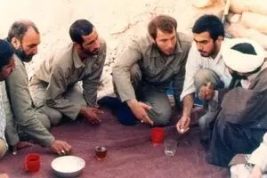 ویدئوی منتشر نشده از رحیم‌پور ازغدی و قالیباف در دوران دفاع مقدس