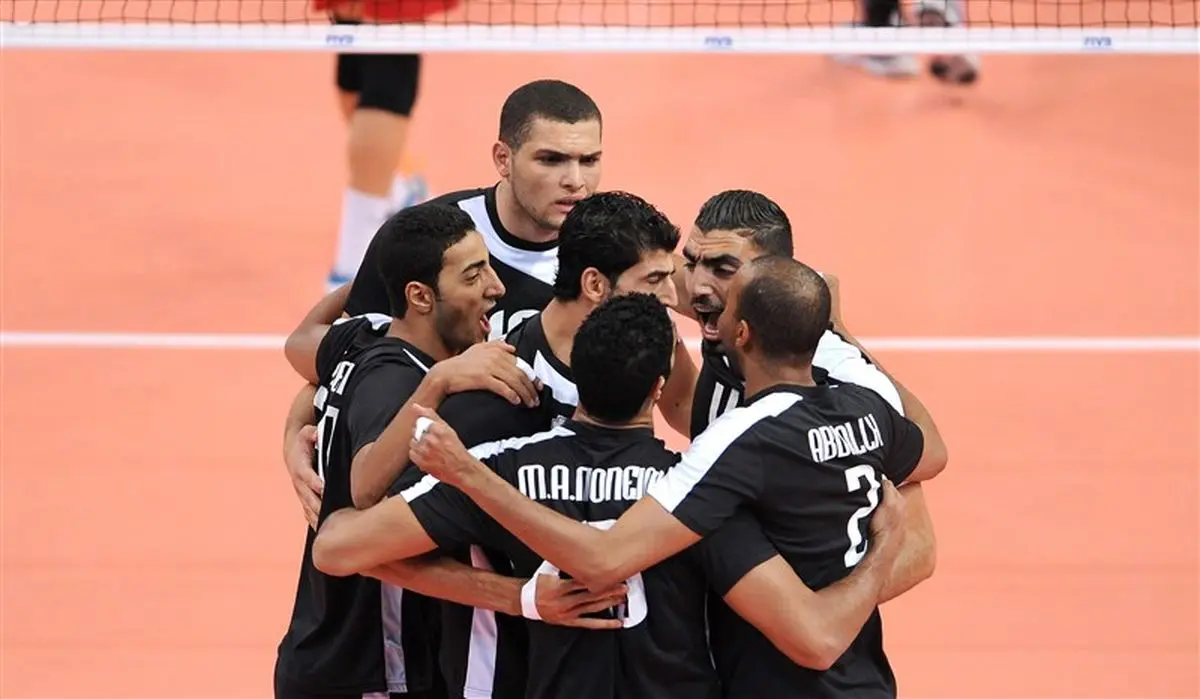 تیم والیبال مصر هم المپیکی شد
