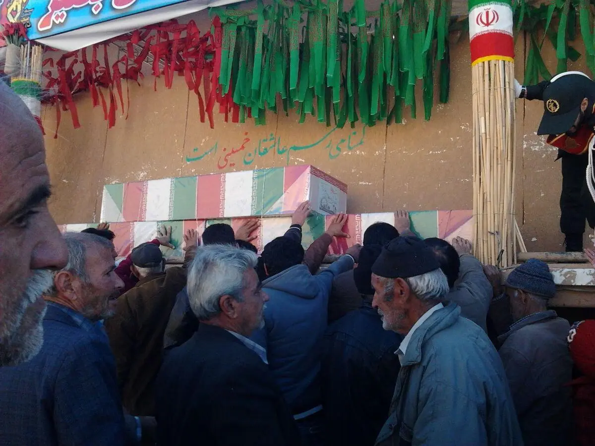 استقبال از کاروان شهدا در استان فارس