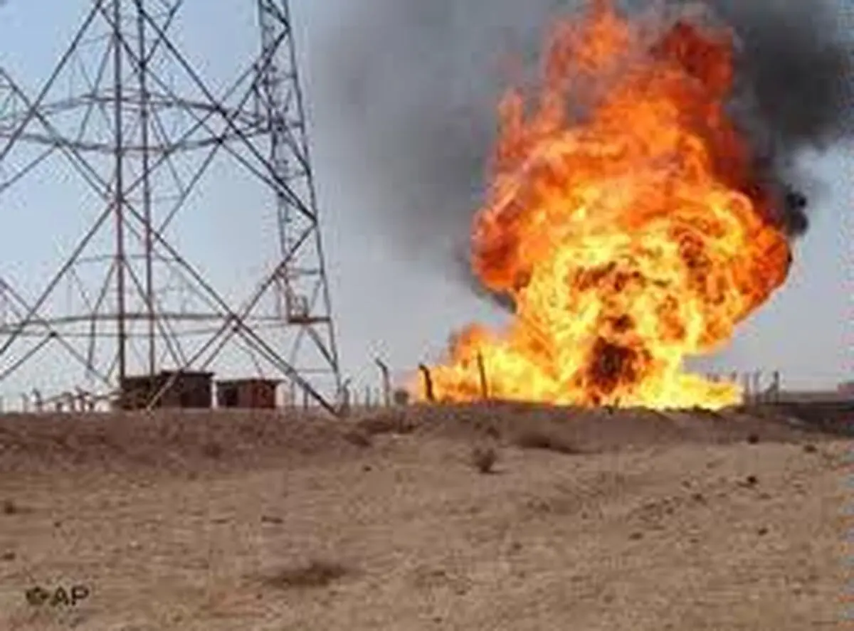 انفجار در خط لوله مهم انتقال نفت در عدن یمن