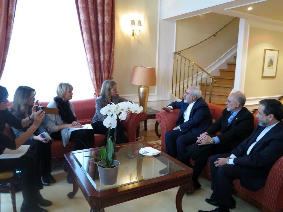 ظریف و موگرینی دیدار کردند