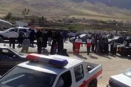 سقوط تریلی روی پراید در آزادراه قزوین- کرج/ ۵ تن در دم جان باختند