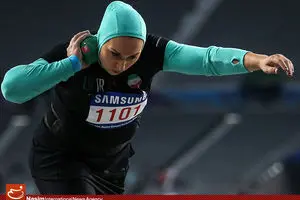 رجبی قهرمان پرتاب وزنه کشور شد