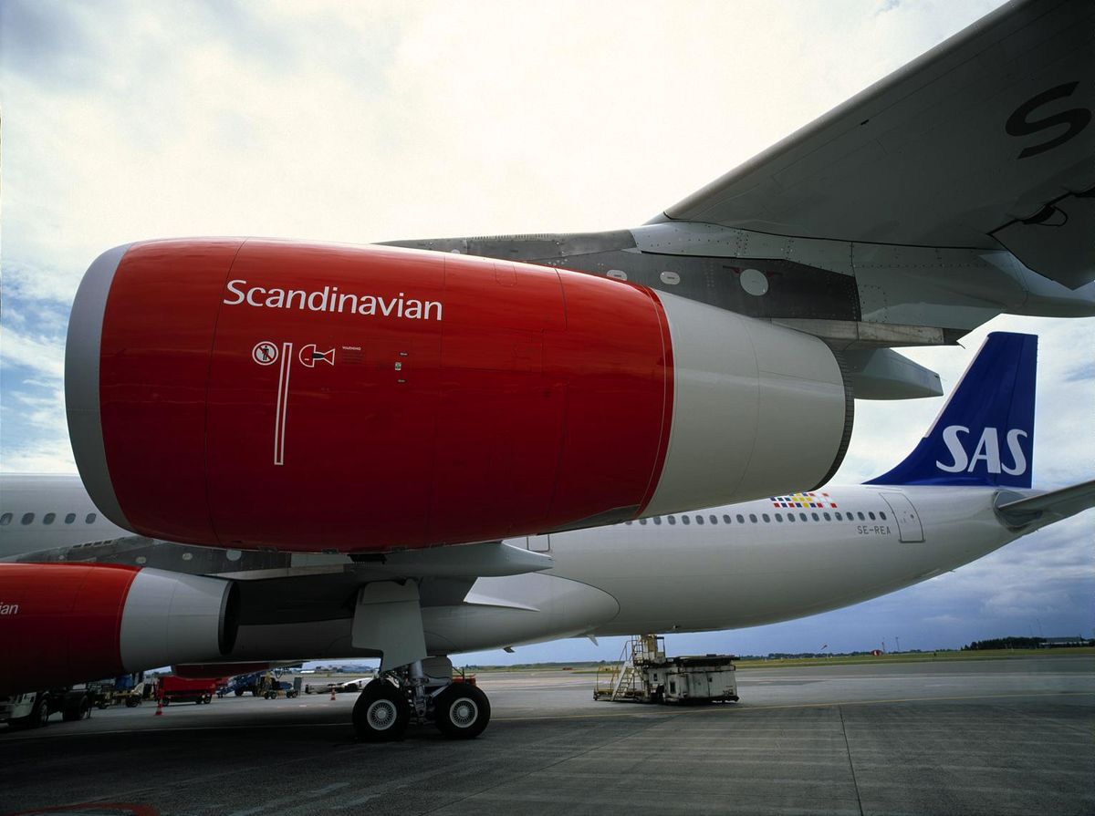 فرود اضطراری یک هواپیما در سوئد از بیم بمب‌گذاری