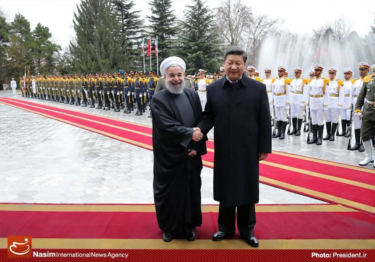 استقبال رسمی از رئیس‌جمهور چین