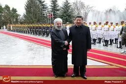 استقبال رسمی از رئیس‌جمهور چین