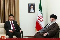 دیدار رئیس‌جمهور چین با رهبر معظم انقلاب