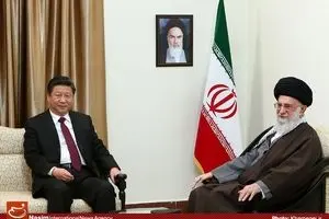 دیدار رئیس‌جمهور چین با رهبر معظم انقلاب