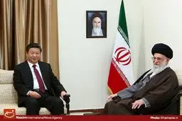 دیدار رئیس‌جمهور چین با رهبر معظم انقلاب