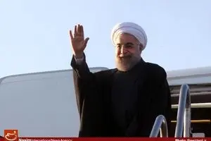 بدرقه رسمی رئیس‌جمهور پیش از سفر به ایتالیا