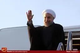 بدرقه رسمی رئیس‌جمهور پیش از سفر به ایتالیا