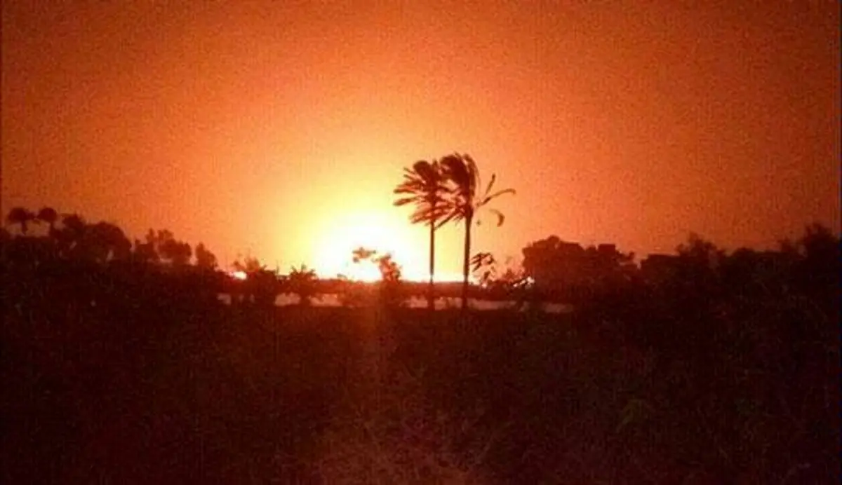 انفجار بزرگ در خط لوله انتقال گاز مصر + تصاویر