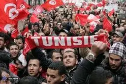 تظاهرات تونسی‌ها در 