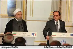روحانی: همکاری‌های ایران و فرانسه تعمیق می‌یابد/ اولاند: تحکیم روابط تهران و پاریس به نفع منطقه و جهان است