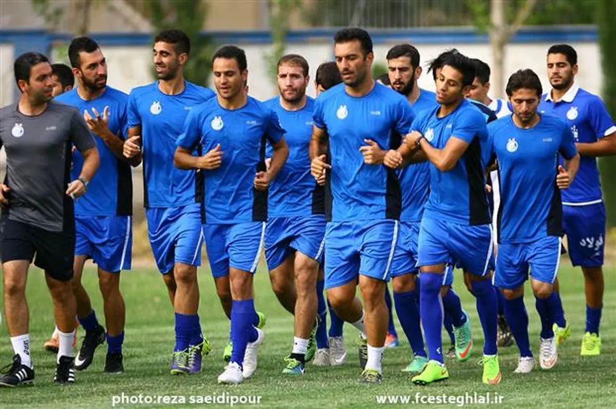 گزارش آخرین تمرین آبی‌پوشان پیش از سفر به اصفهان