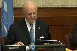 مذاکرات ژنو با دیدار دی‌میستورا و مخالفان سوری رسما آغاز شد