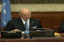 مذاکرات ژنو با دیدار دی‌میستورا و مخالفان سوری رسما آغاز شد