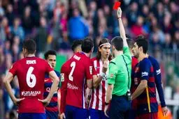 مدافع اتلتیکو مادرید سه جلسه محروم شد