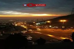 غروبی دل انگیز از عظیمیه کرج