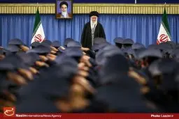دیدار جمعی از فرماندهان و کارکنان نیروی هوایی ارتش با رهبر معظم انقلاب