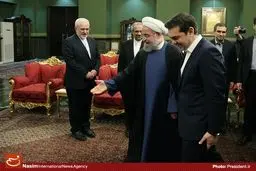 دیدار نخست وزیر یونان با حسن روحانی