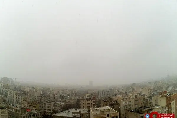 بارش برف در تهران