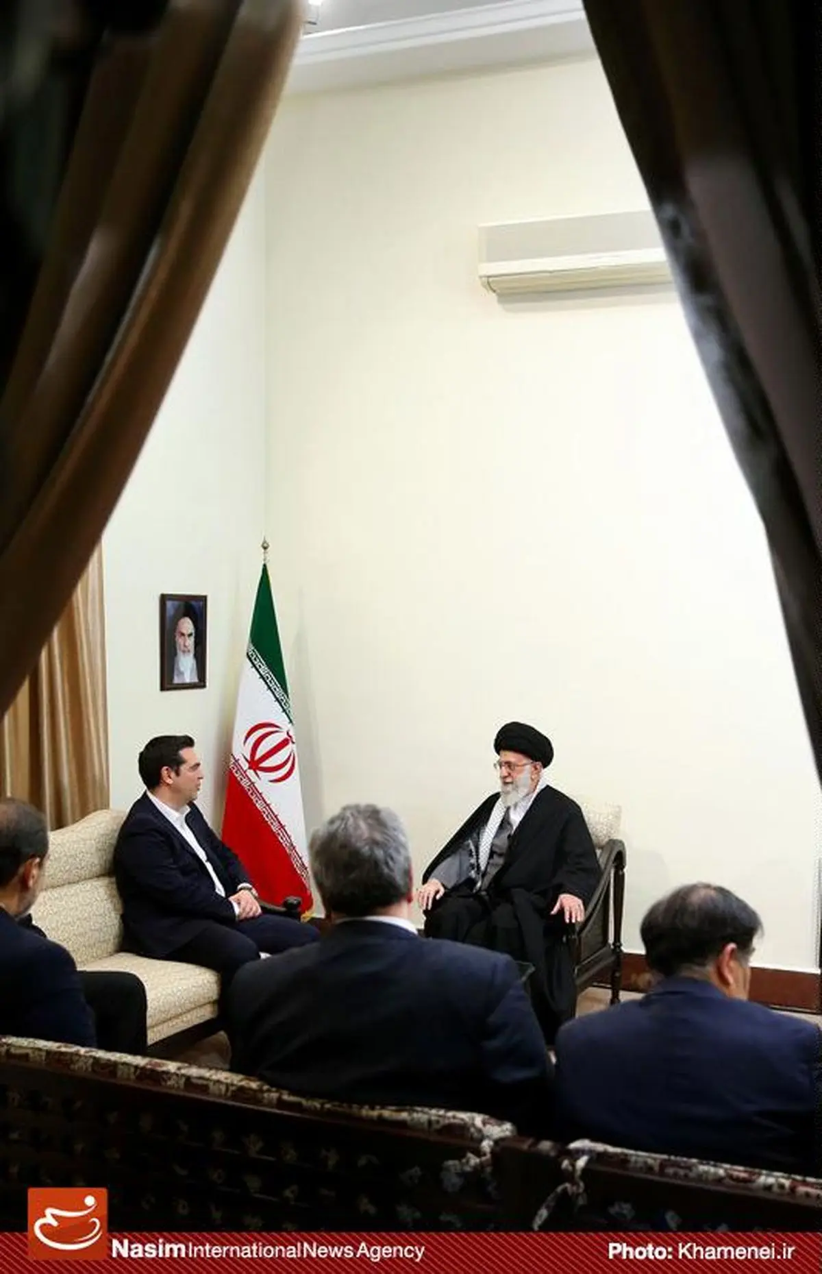 دیدار نخست وزیر یونان با رهبر معظم انقلاب