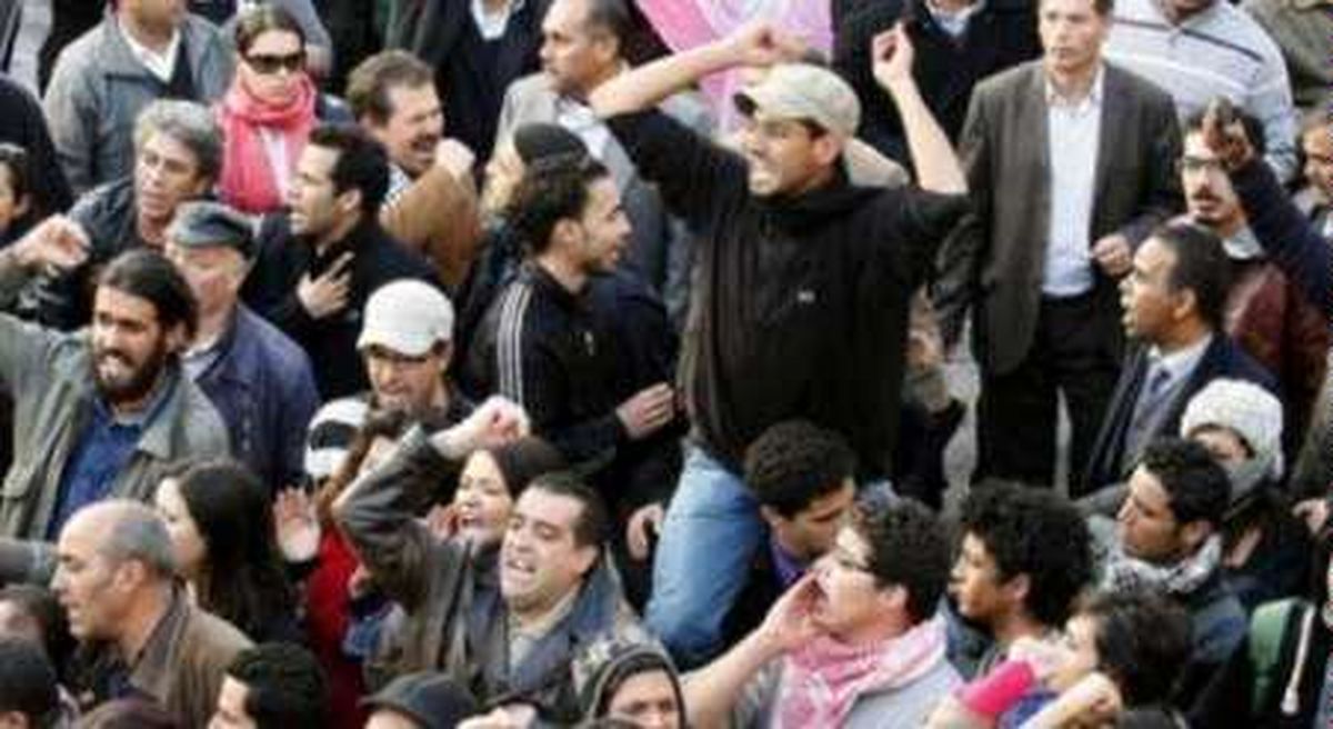 اعتصاب عمومی در دو شهر تونس