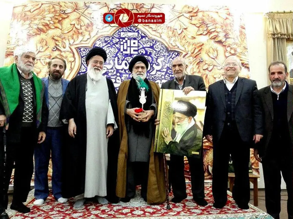 تجلیل از سید جعفر ماهرخسار توسط آیت الله علم الهدی