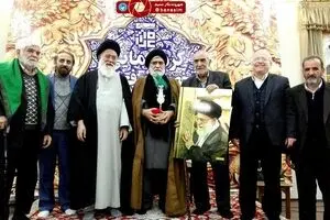 تجلیل از سید جعفر ماهرخسار توسط آیت الله علم الهدی
