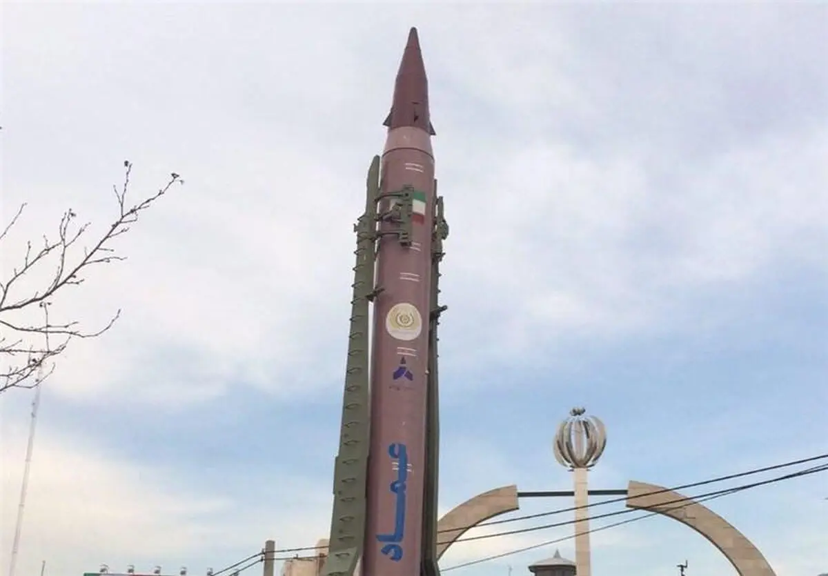 نمایش موشک بالستیک عماد در راهپیمایی ۲۲ بهمن + عکس