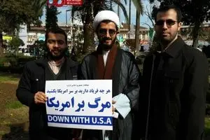 تصویری از راهپیمایی ۲۲ بهمن مردم رودسر در استان گیلان