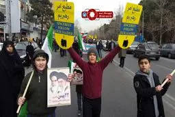 حضور اقشار مختلف مردم در راهپیمایی ۲۲ بهمن