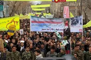 راهپیمایی پرشور مردم کرمانشاه در سالگرد پیروزی انقلاب اسلامی ایران