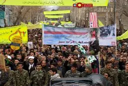 راهپیمایی پرشور مردم کرمانشاه در سالگرد پیروزی انقلاب اسلامی ایران