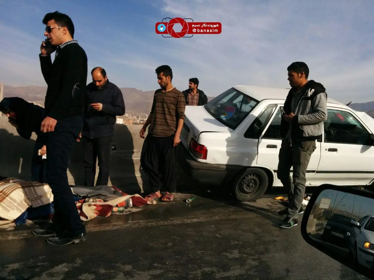 تصادف منجر به فوت در جاده رودهن