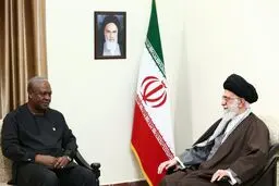 رئیس جمهور غنا با رهبر معظم انقلاب دیدار کرد