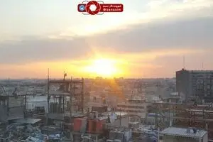 نمایی تازه از طلوع خورشید در پایتخت